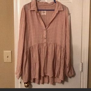 American Eagle Peasant Top XXL